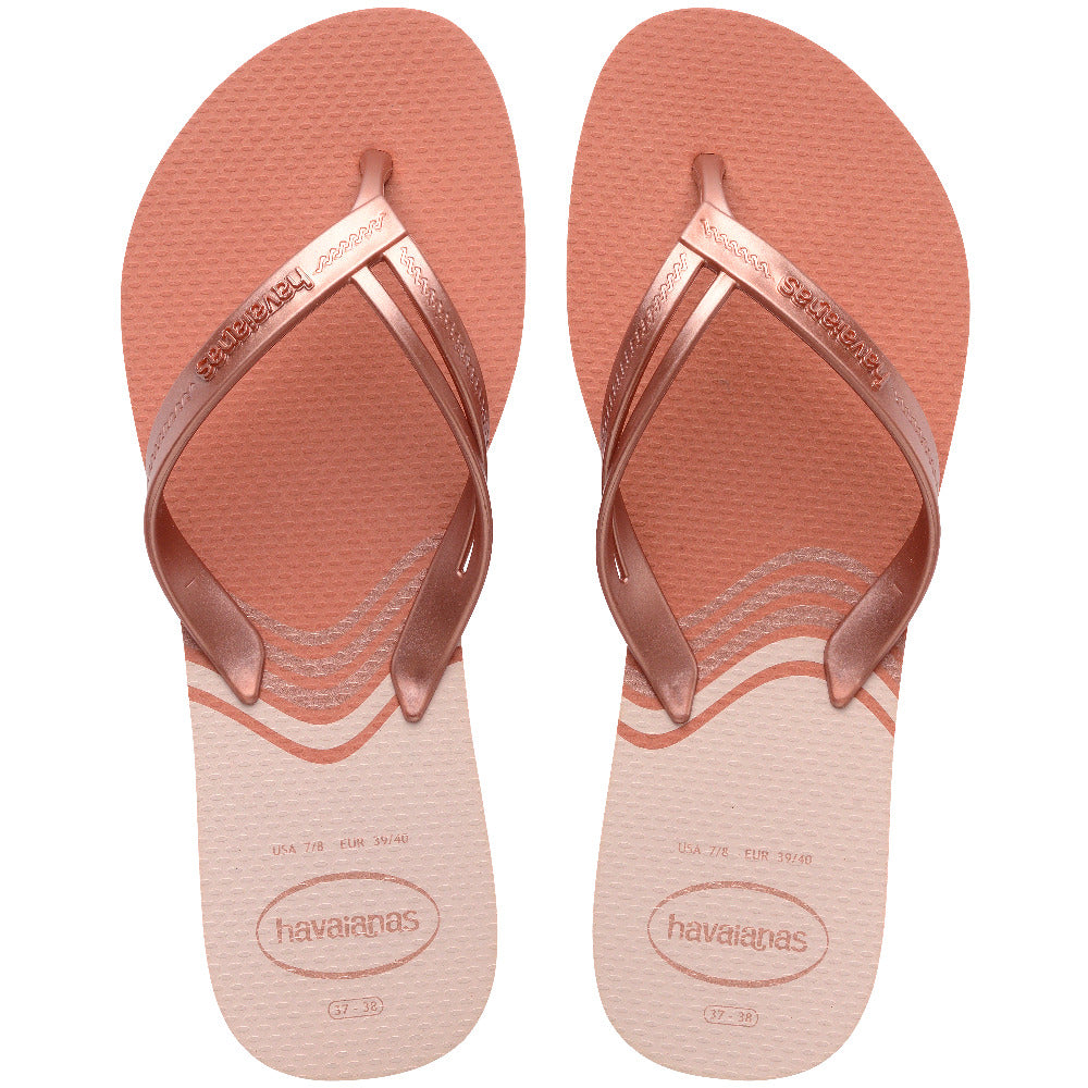 Havaianas Elegance Print Pink Clay