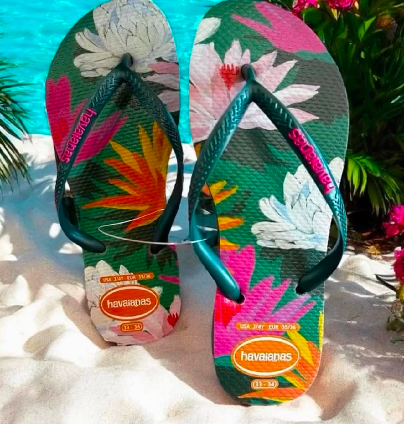 Havaianas Slim Summer Bliss Green