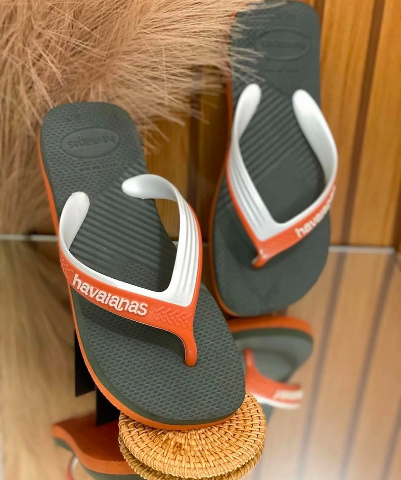 Havaianas Dual Green Olive/White