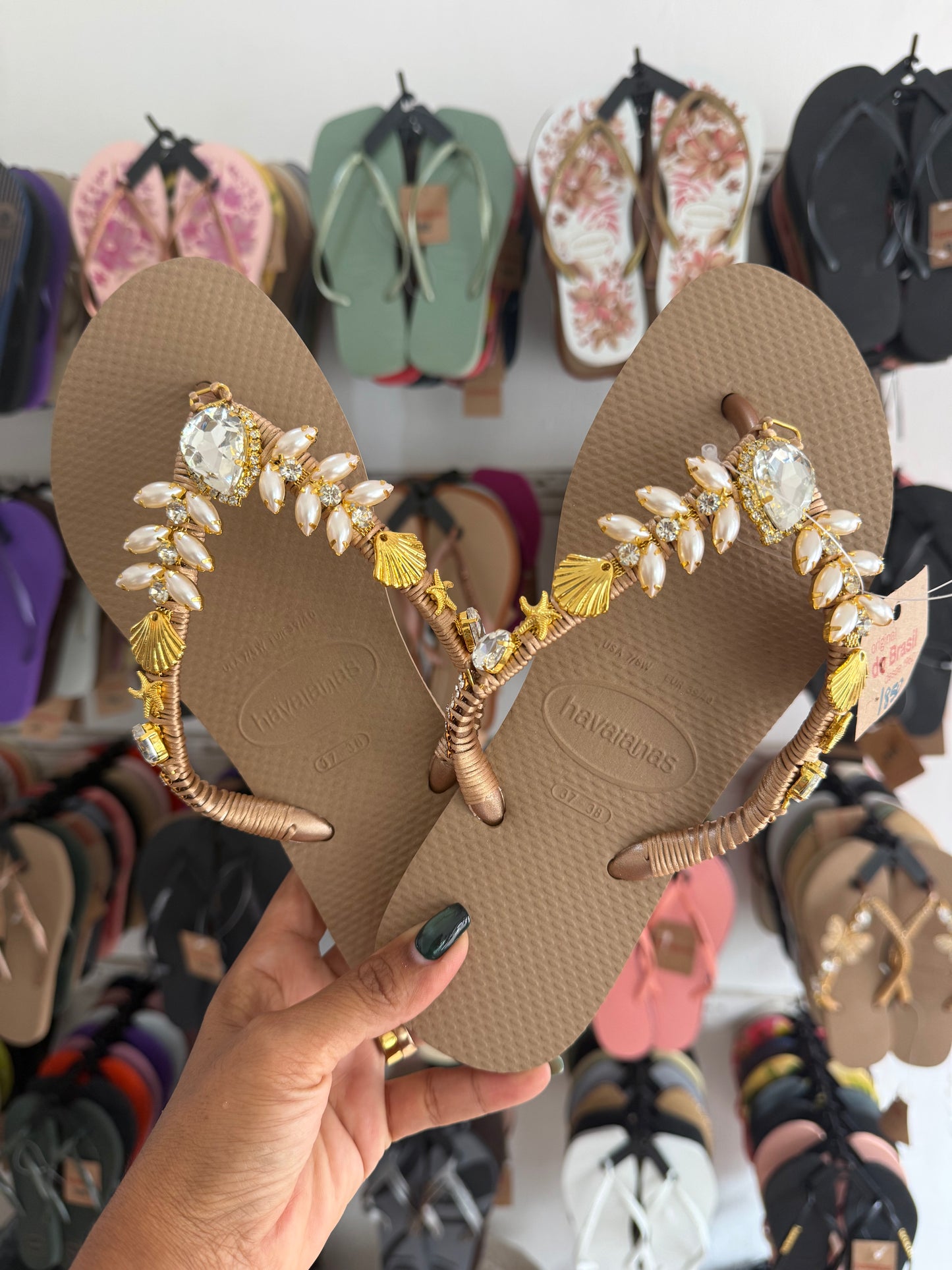 Havaianas Slim Rose Gold Personalize