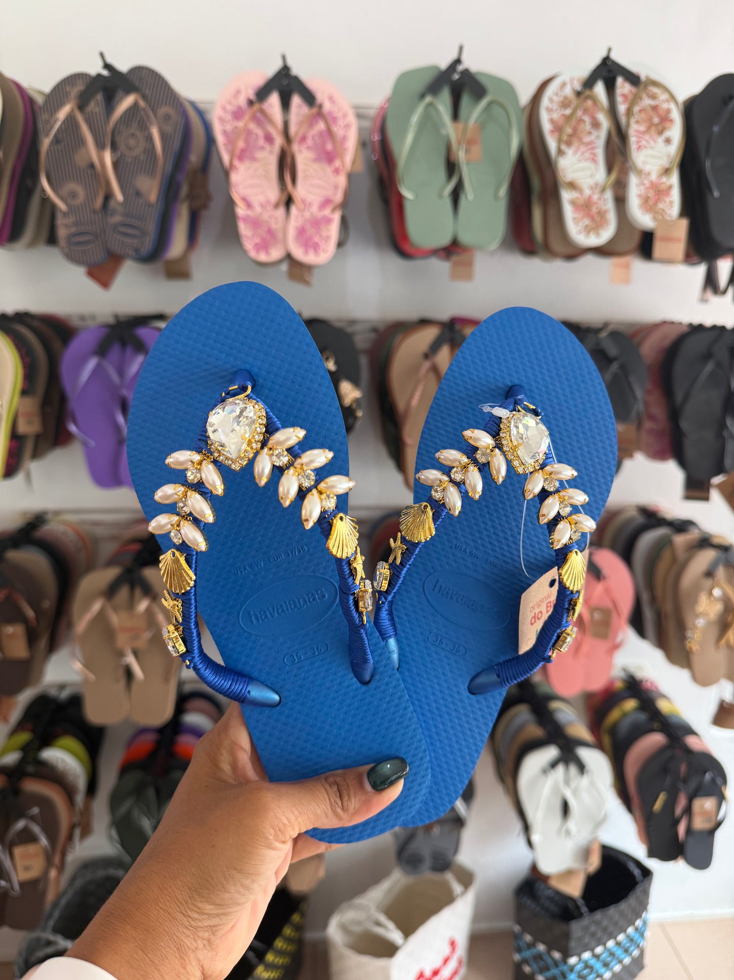 Havaianas Slim Brillant Blue Personalize
