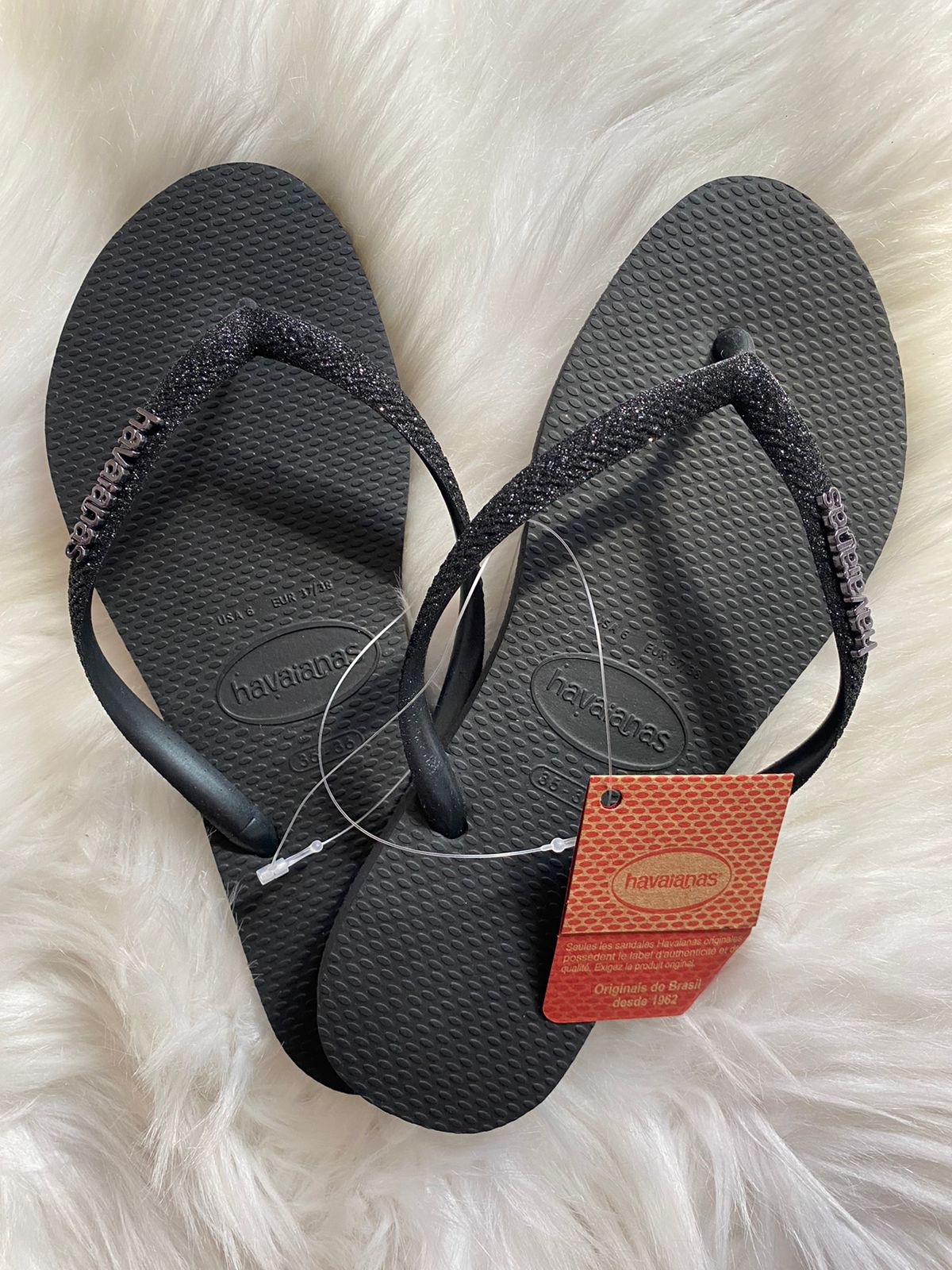 Havaianas Glitter Black