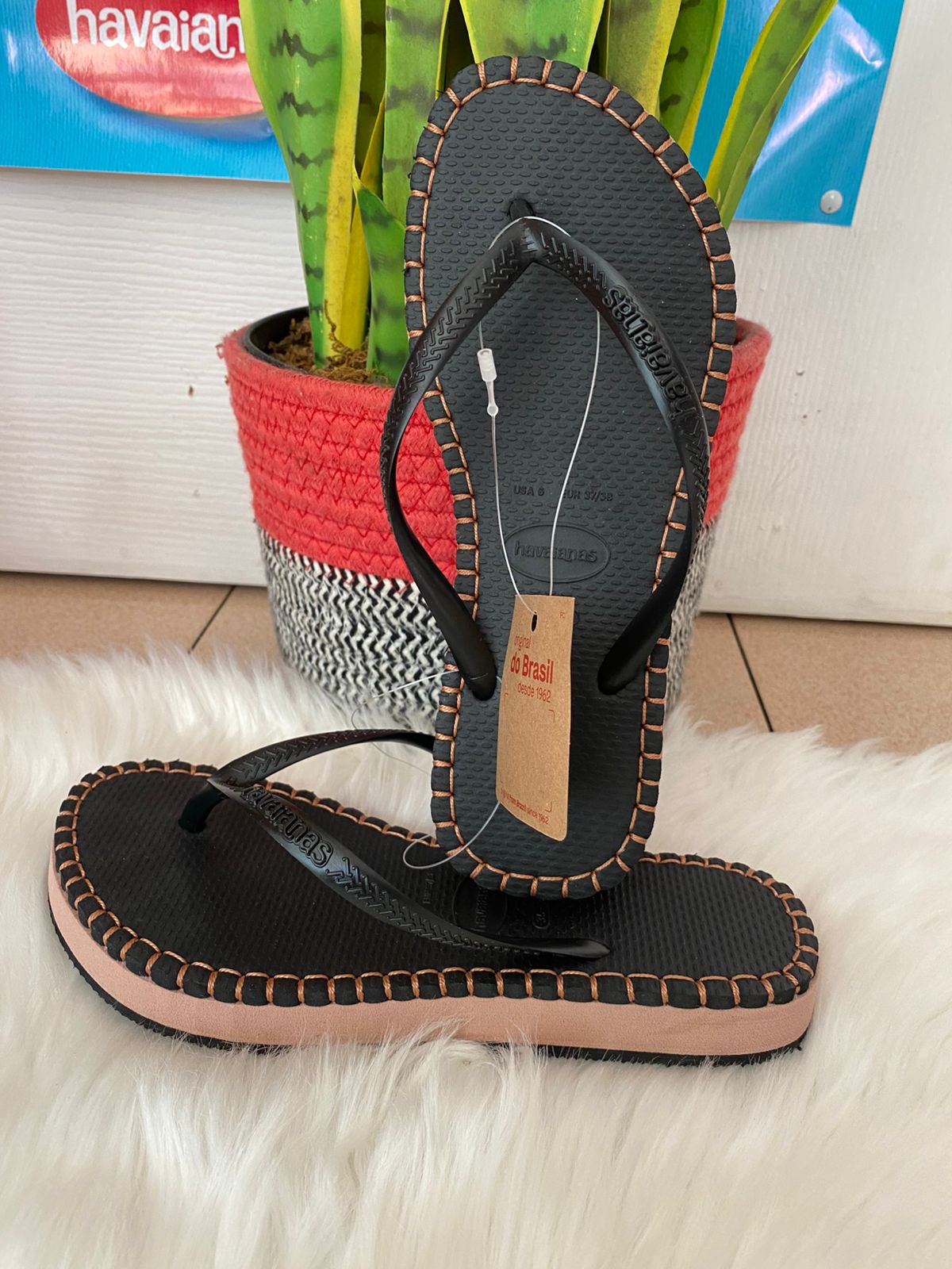 Havaianas Slim Flatform Loop Black