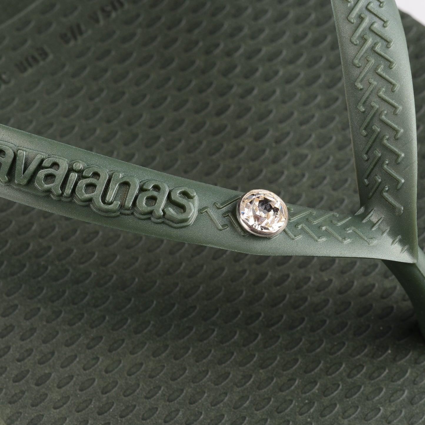 Havaianas Slim Crystal SW II Olive Green