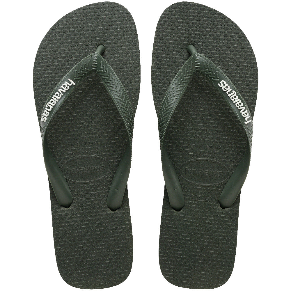 Havaianas Top Rubber Logo Filete Green Olive