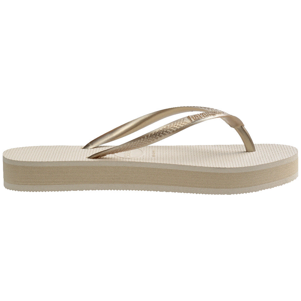 Havaianas Slim Flatform Beige
