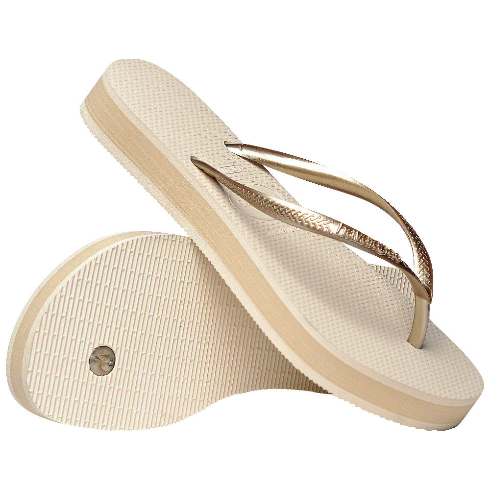 Havaianas Slim Flatform Beige
