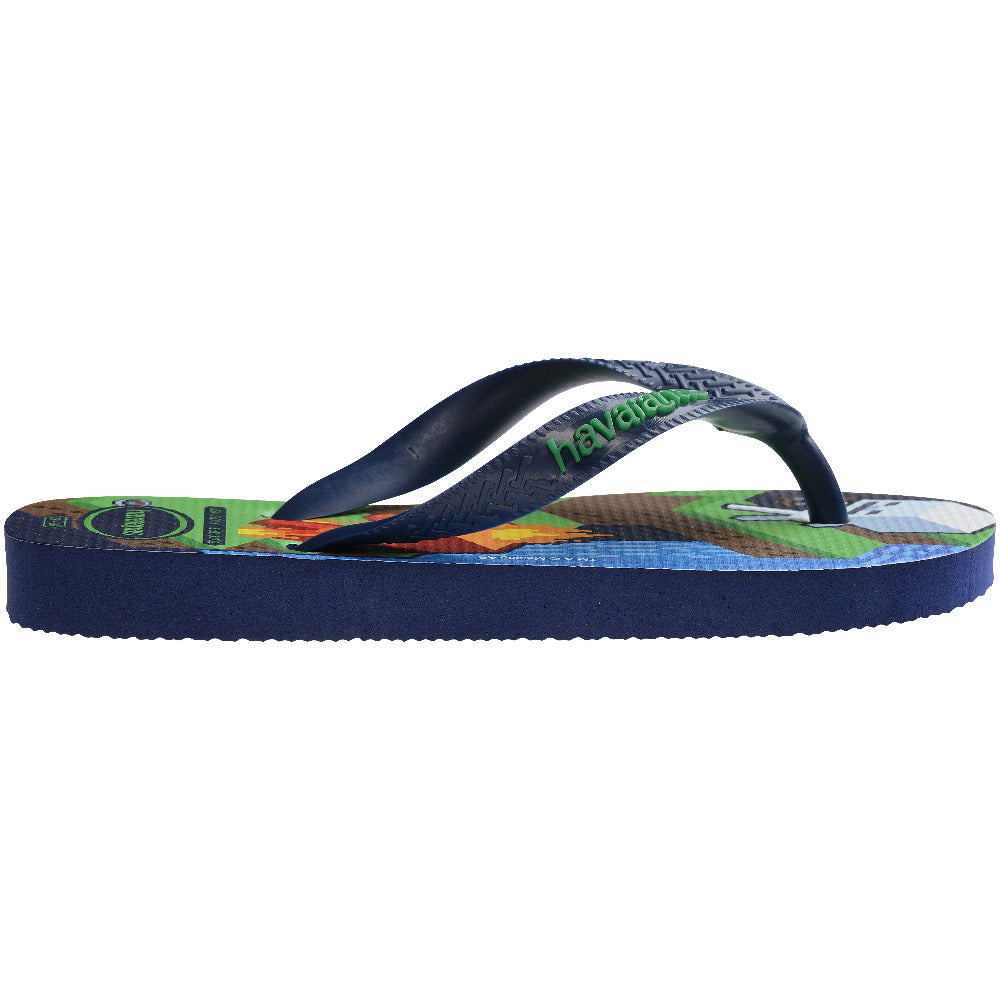 Havaianas Kids Minecraft Navy