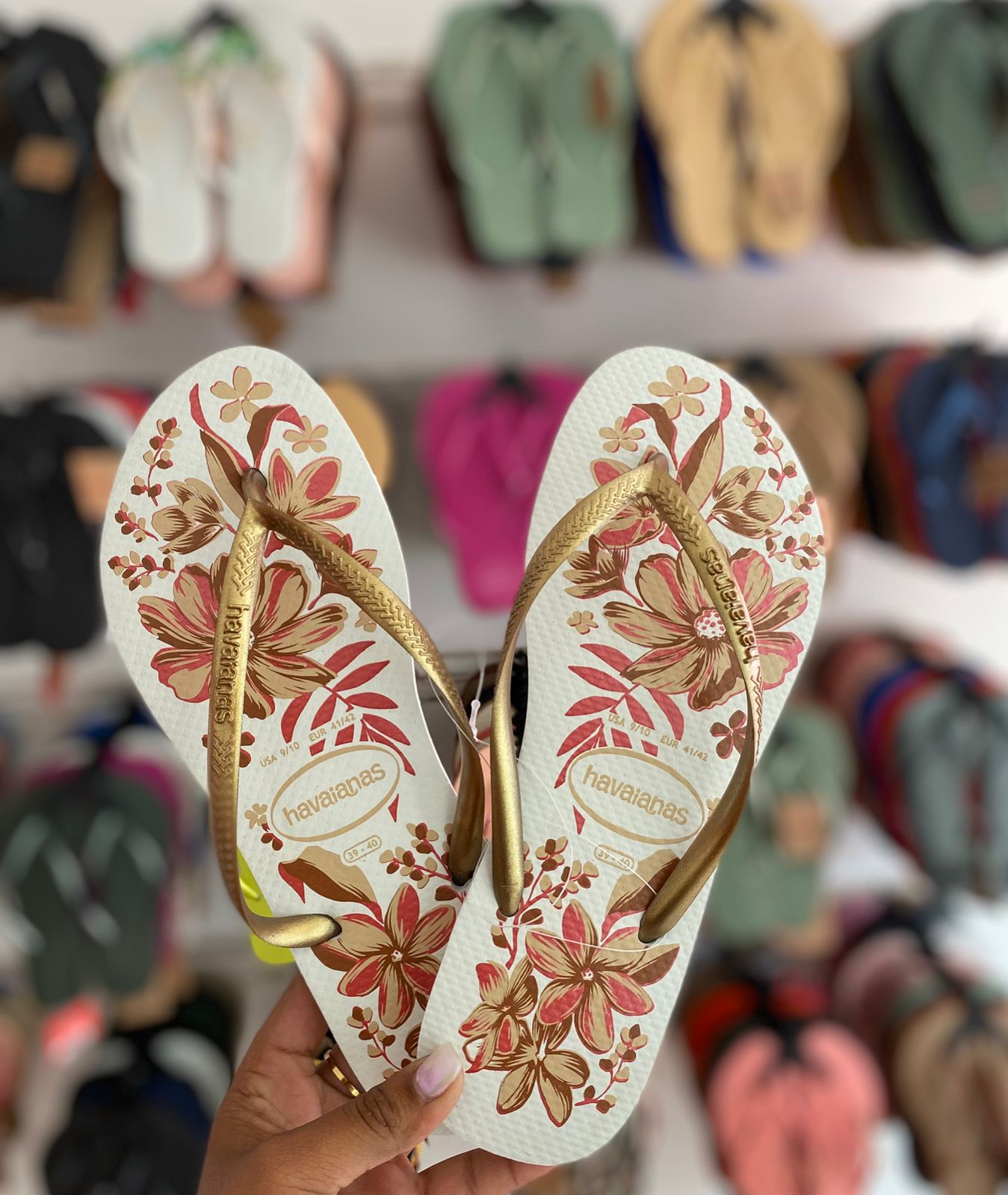 Havaianas Slim Organic White/Golden
