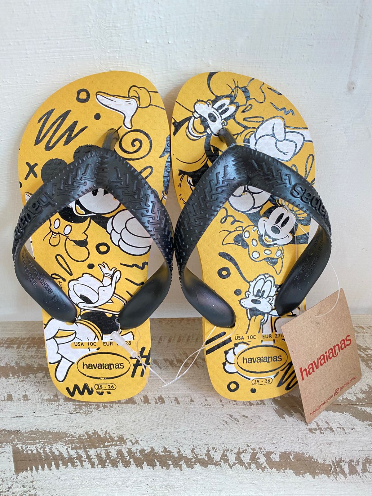 Havaianas Kids Disney Yellow