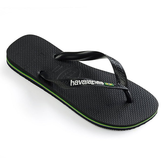 Havaianas Brasil Logo Black