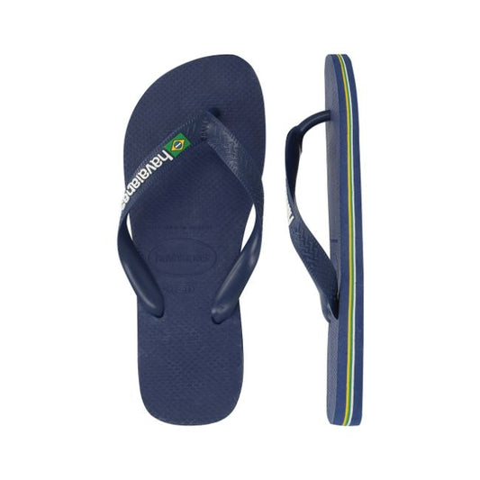 Havaianas Brasil Logo Navy