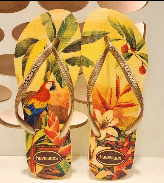 Havaianas Slim Tropical Yellow