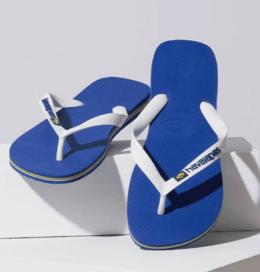 Havaianas Brasil Logo Marine Blue