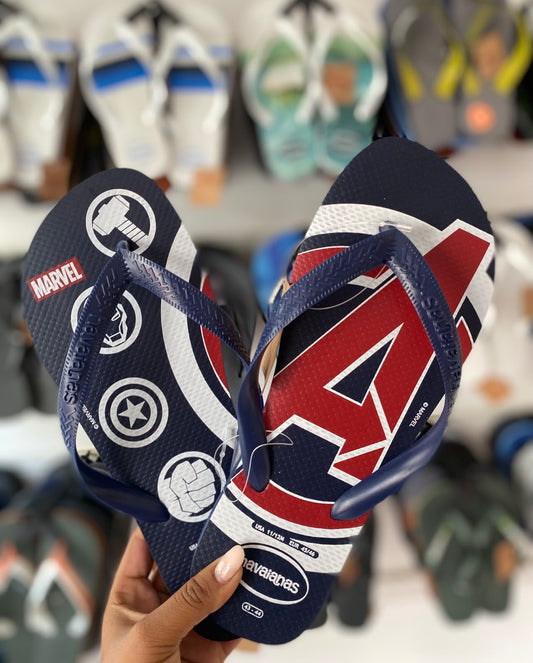 Havaianas Marvel Logomania Navy Blue