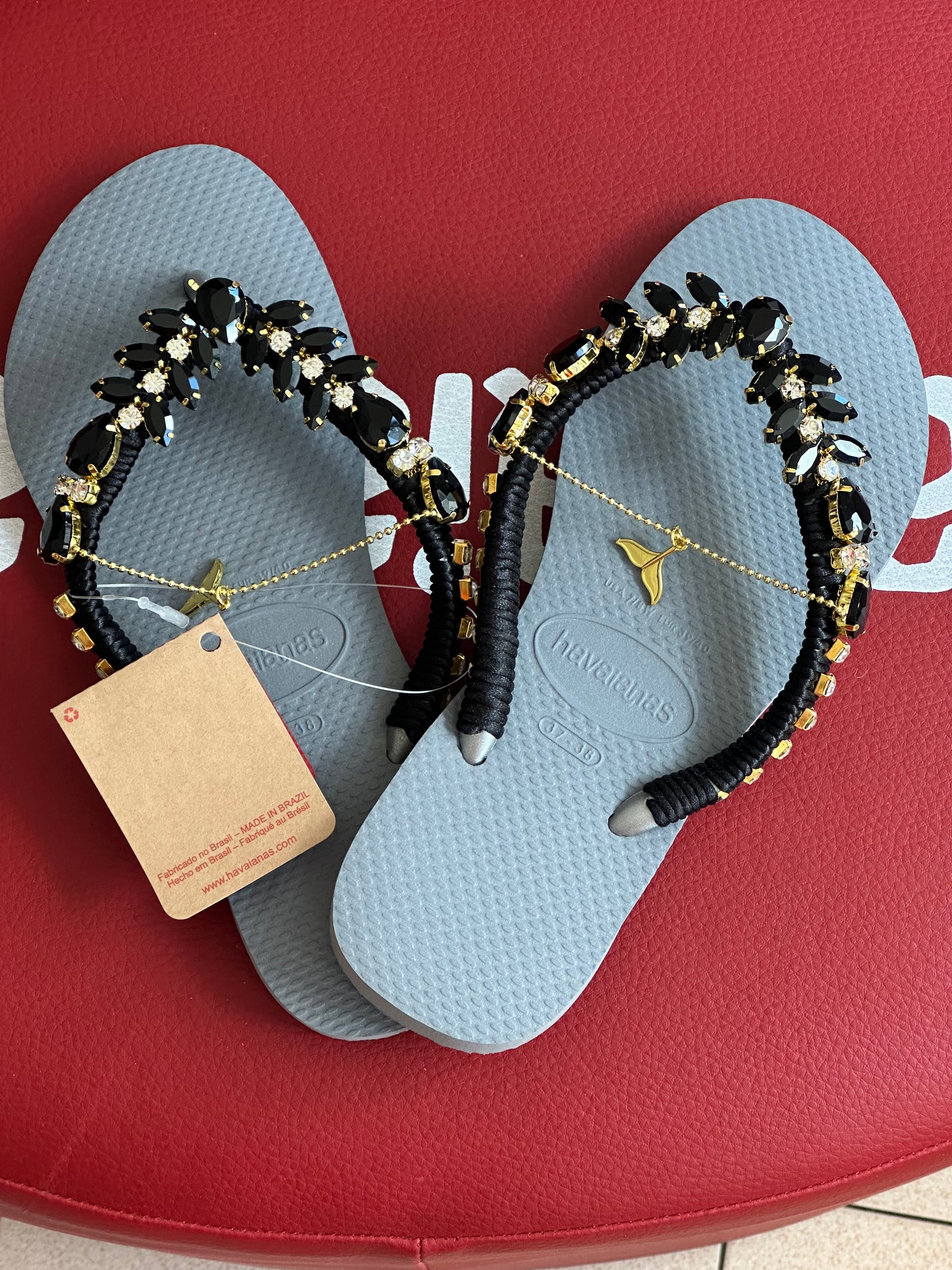 Havaianas Slim Gris Personalisé