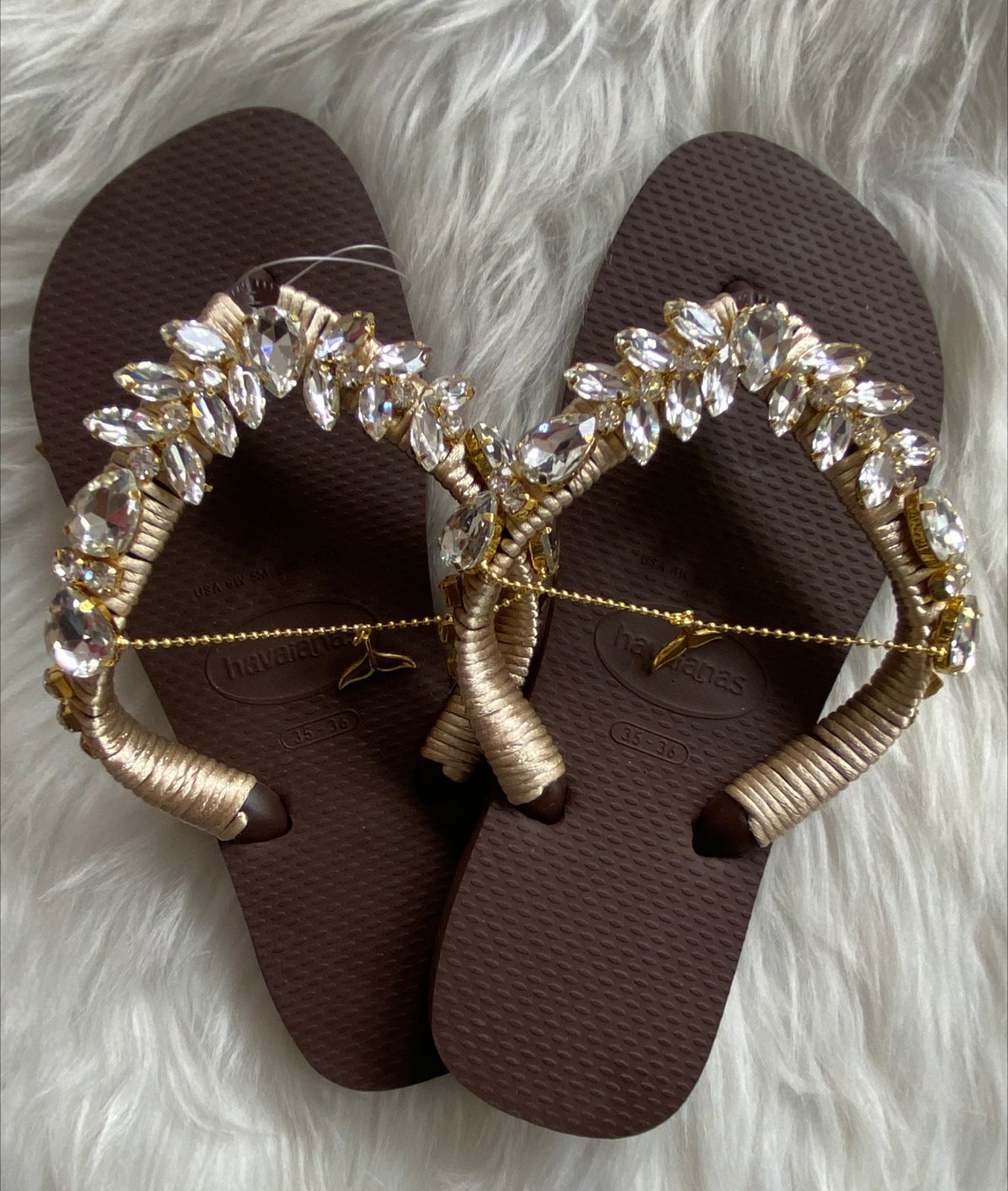 Havaianas Top Brown Personalisé