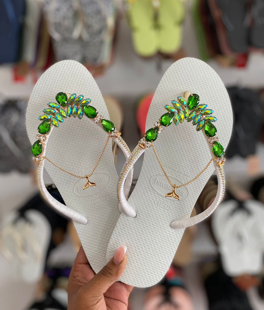 Havaianas Slim White personalize