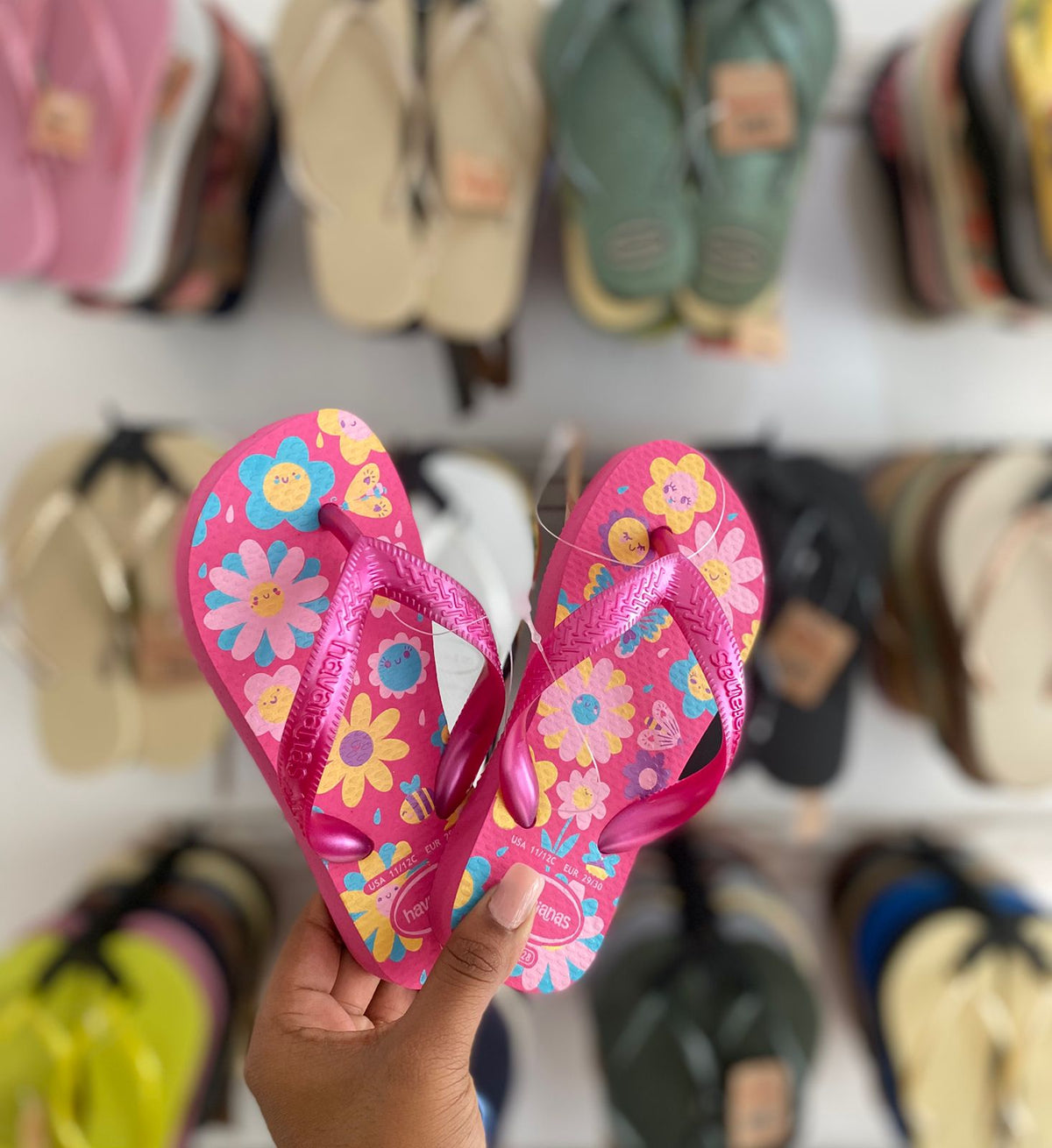 Havianas Kids Flores Rosa Flux