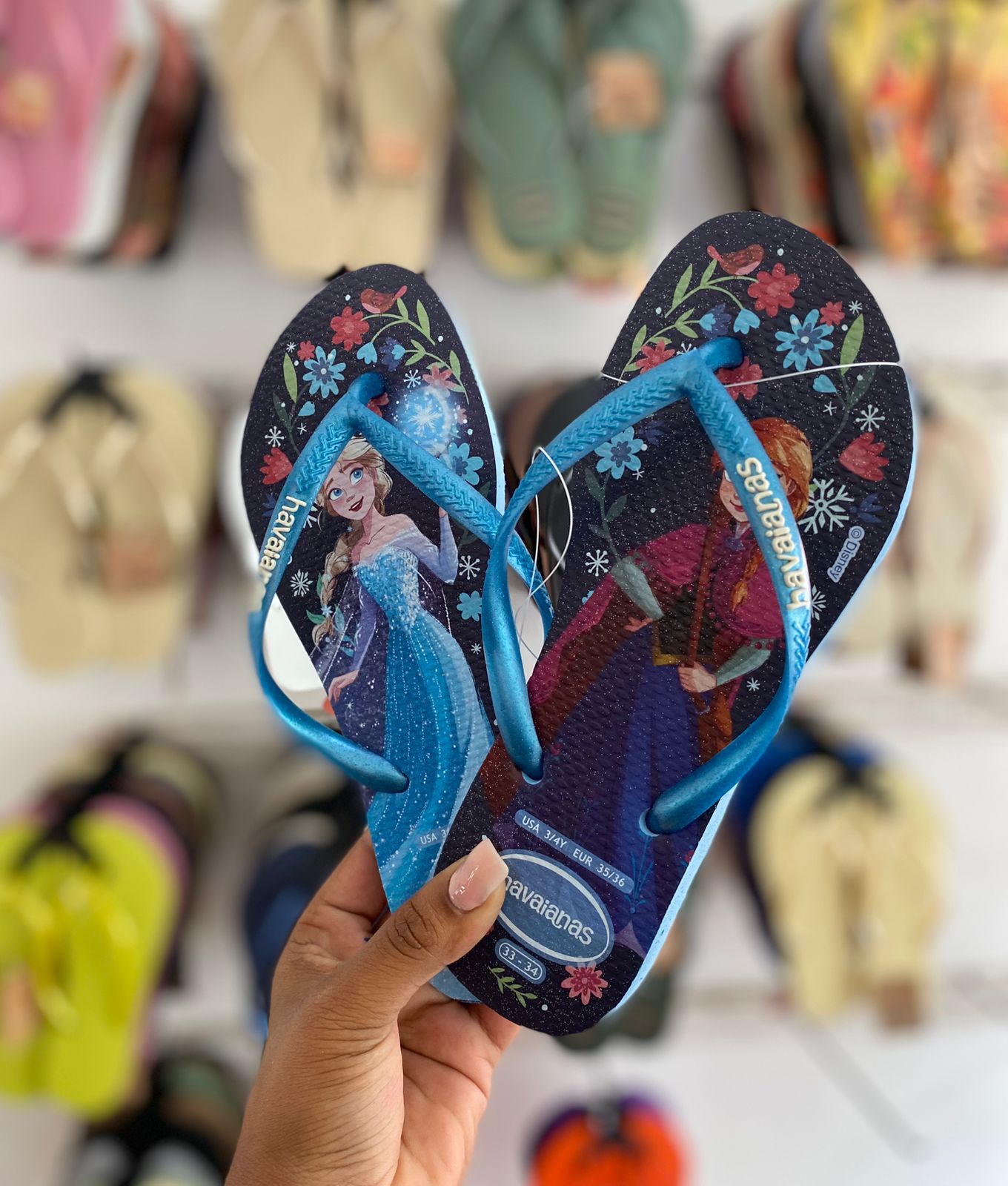 Havaianas Slim Princess Blue/Lavender