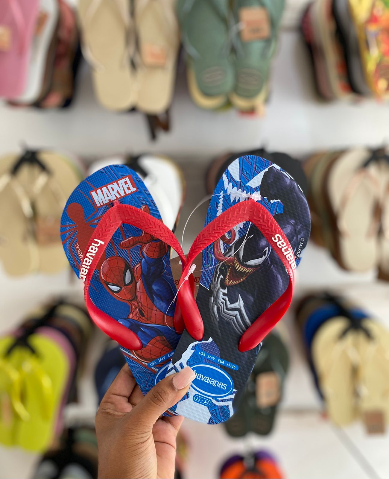 Havaianas Kids Marvel II Brillant Blue