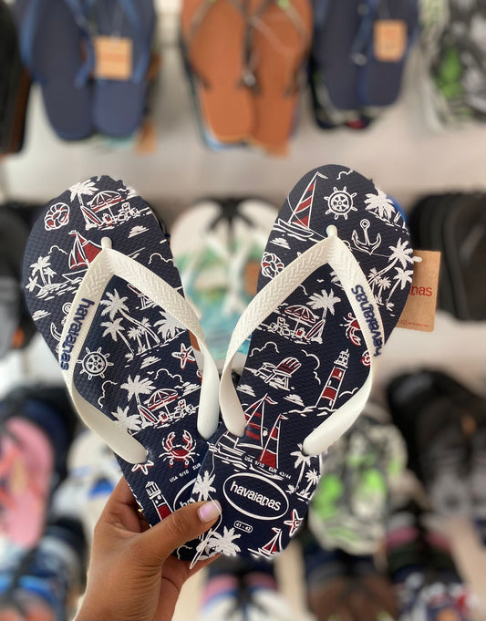 Havaianas Top Nautical Navy/White