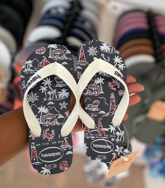 Havaianas Kids Top Nautical Navy/White