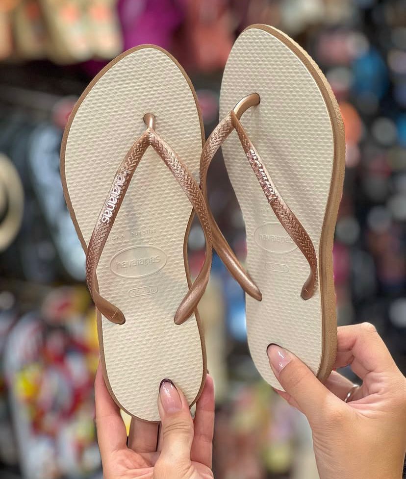 Havaianas Slim Point Rose Gold