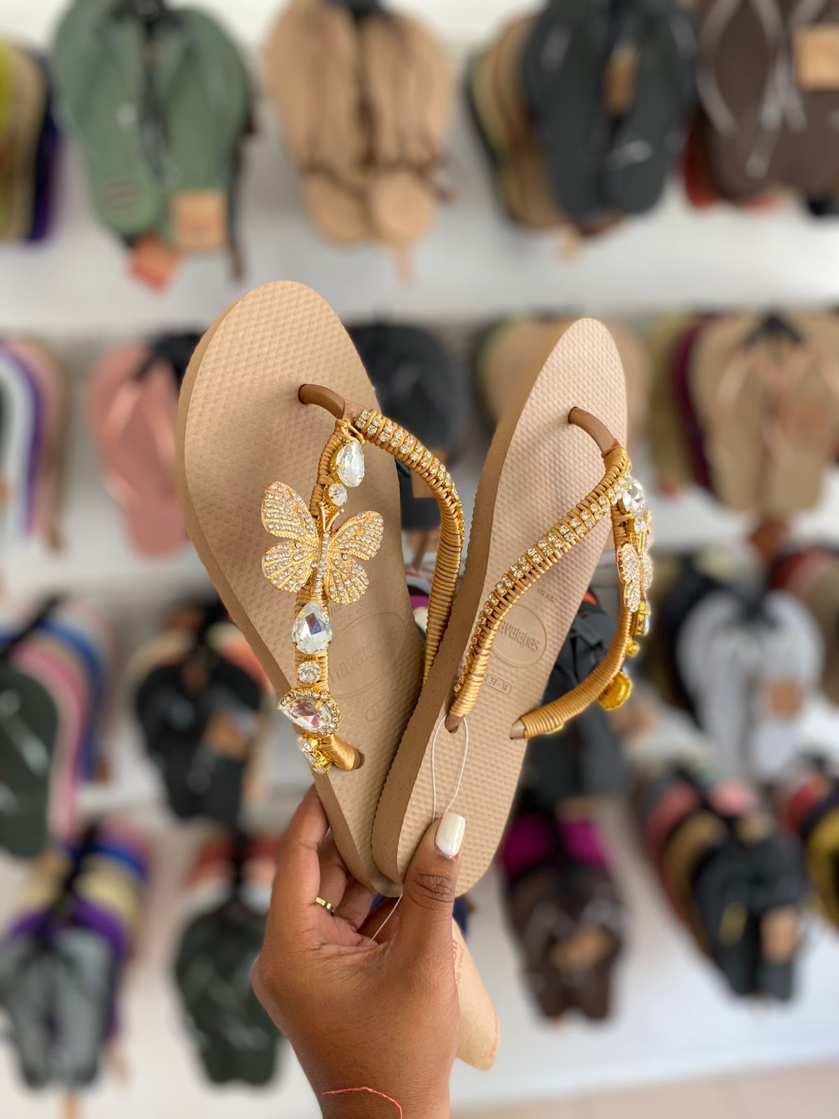 Havaianas Slim Rose Gold Personalize