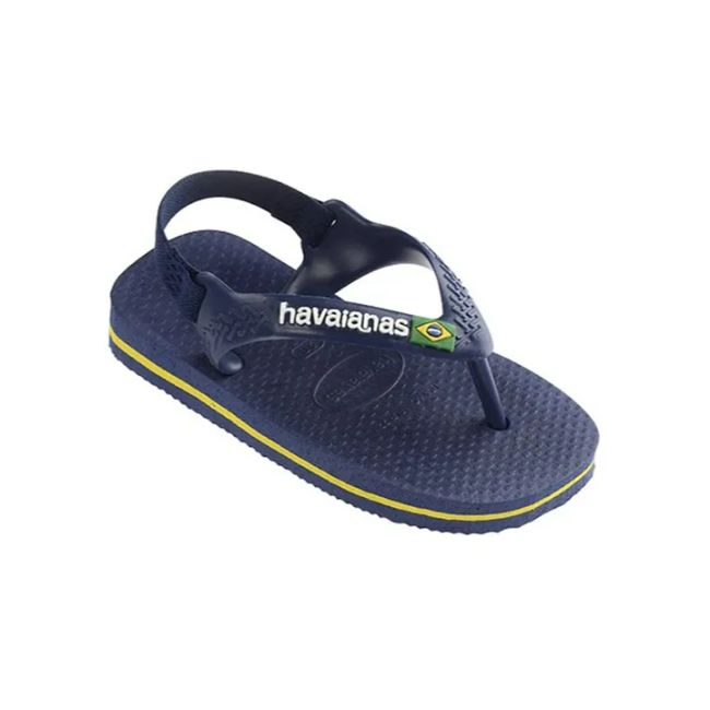 Havaianas Baby Brasil Logo Navy