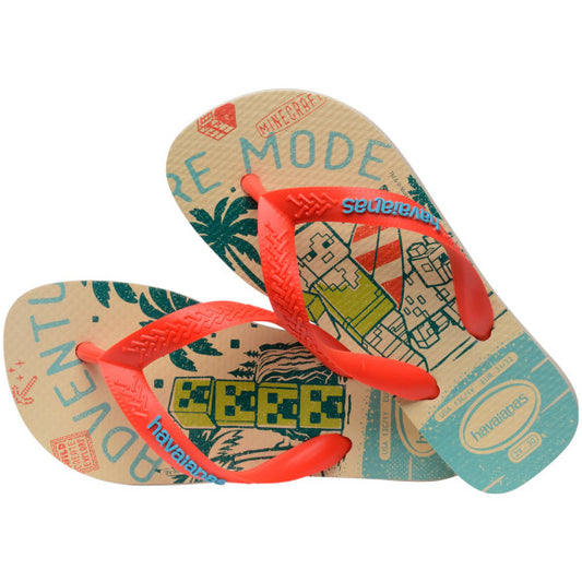 Havaianas Kids Minecraft Beige